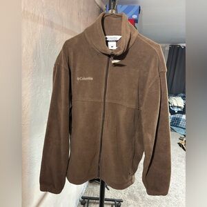 Columbia Men's Tan Fleece Jacket